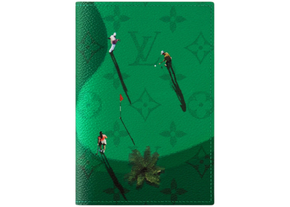 Louis Vuitton Golf Passport Cover Green