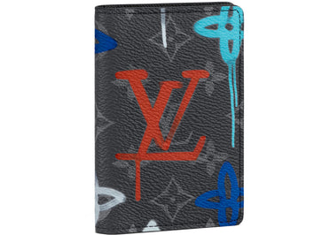 Louis Vuitton Pocket Organizer LV Graffiti Orange