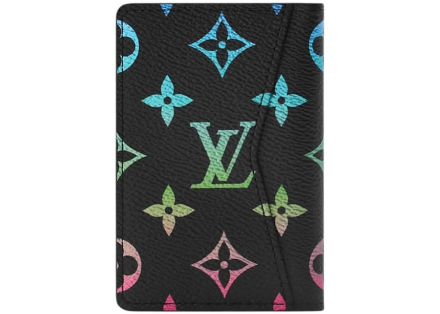 Organiseur de poche Louis Vuitton Monogram à dégradé irisé noir