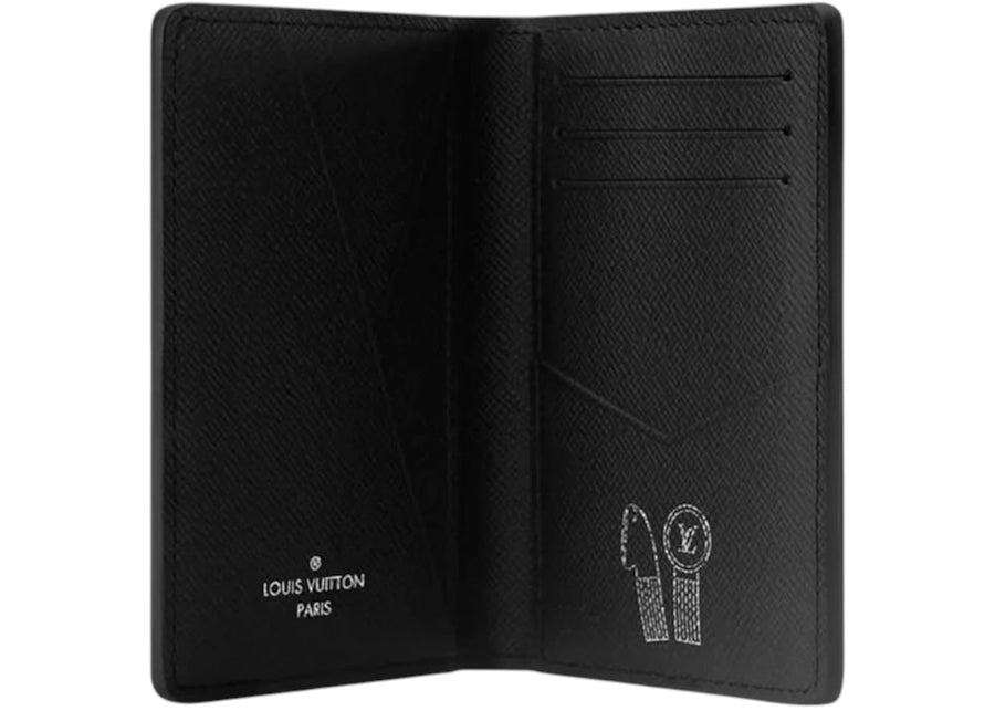 Organiseur de poche Louis Vuitton Monogram à dégradé irisé noir
