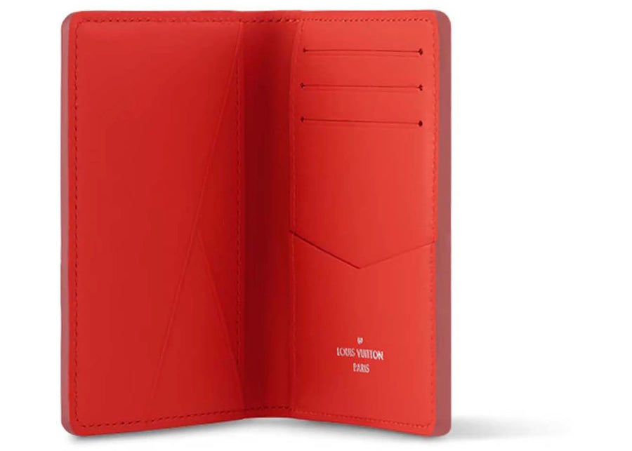 Organiseur de poche Louis Vuitton rouge vermillon