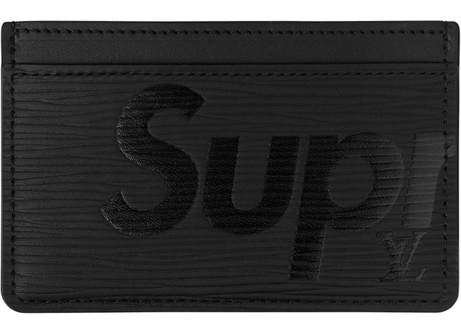 Louis Vuitton x Supreme Porte Carte Simple Epi Noir
