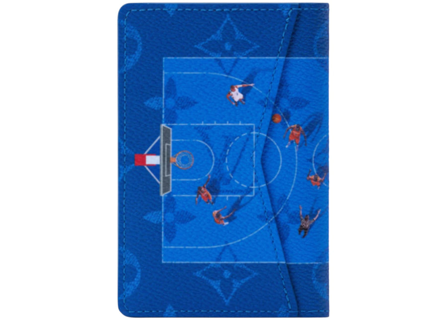 Organiseur de poche Louis Vuitton pour skateboard, style basketball/bleu