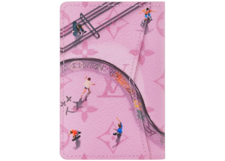 Organiseur de poche Louis Vuitton pour skateboard/rose