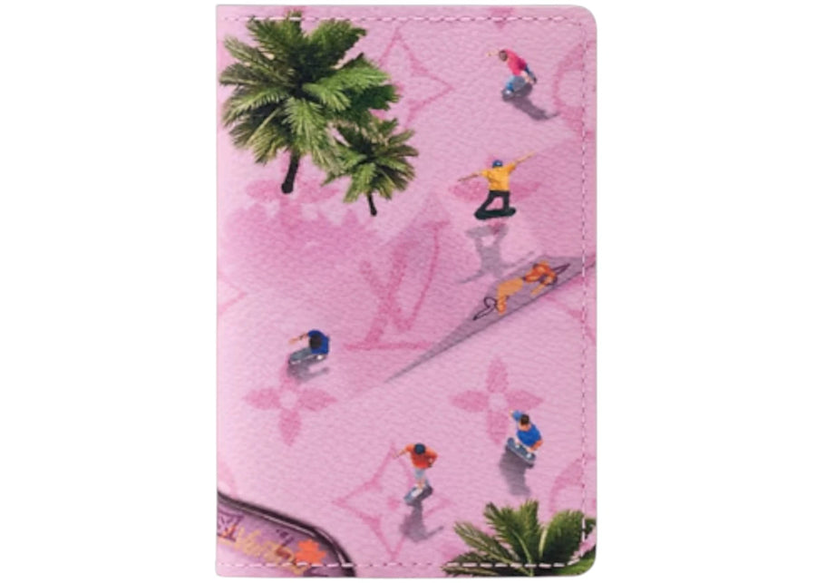 Organiseur de poche Louis Vuitton pour skateboard/rose