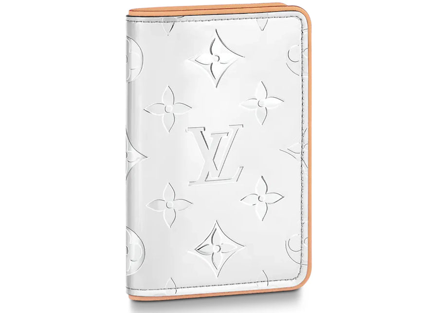 Organiseur de poche fin Louis Vuitton avec miroir monogrammé