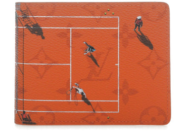 Louis Vuitton Tennis Slender Wallet Brick Red