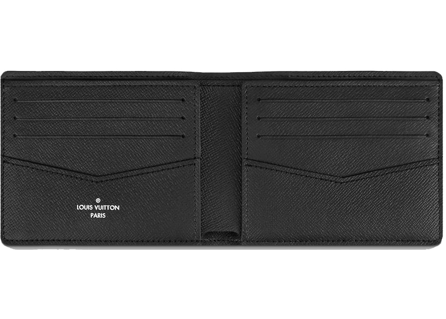 Portefeuille fin Louis Vuitton Monogram Eclipse Reverse