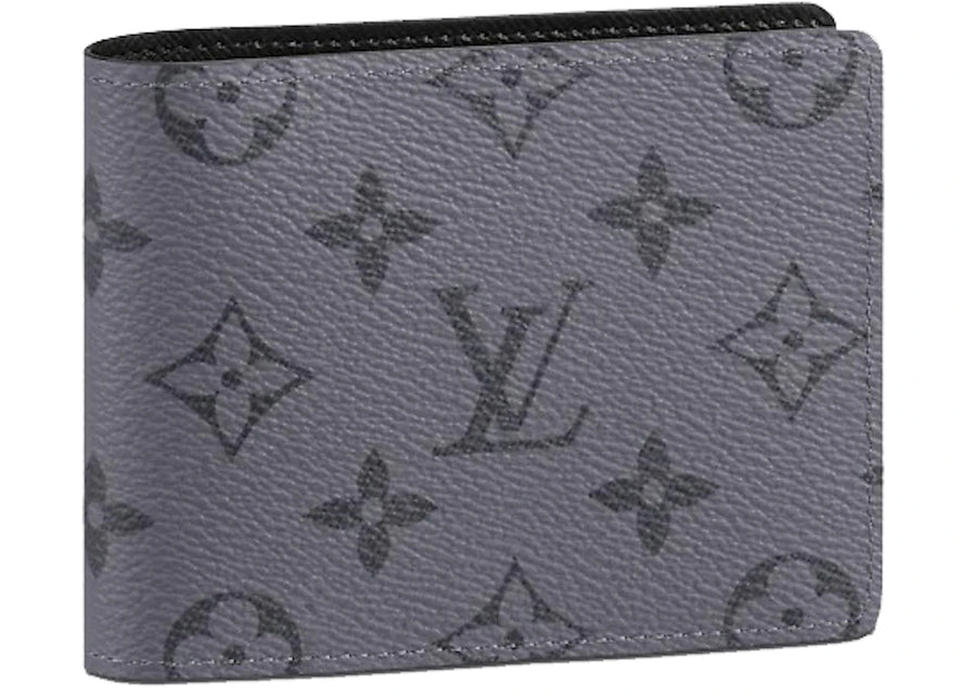 Portefeuille fin Louis Vuitton Monogram Eclipse Reverse