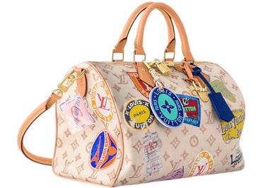 Louis Vuitton Speedy Soft 30 Monogram Dune Pink Multicolor
