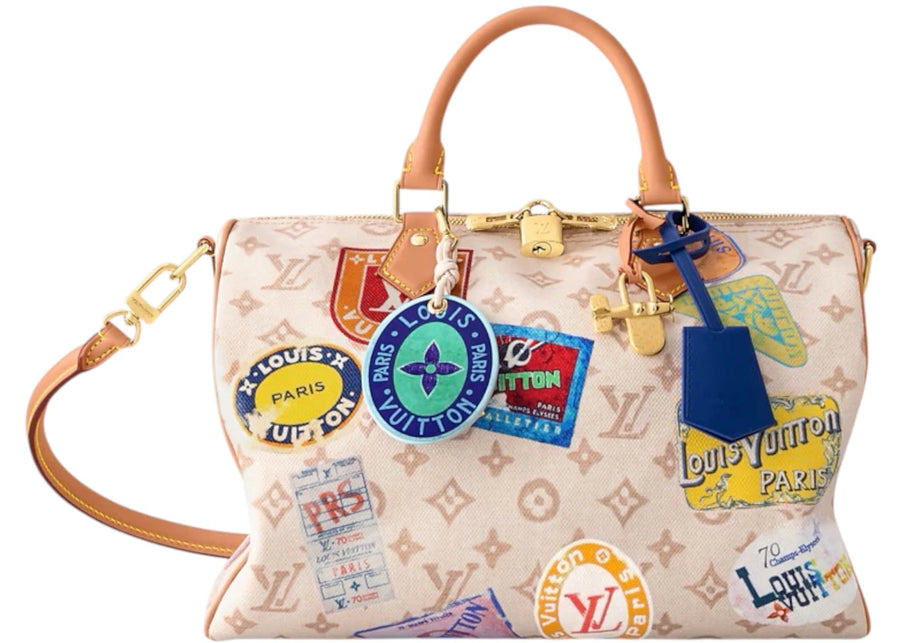 Louis Vuitton Speedy Soft 30 Monogram Dune Pink Multicolor