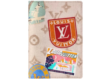 Louis Vuitton The Flight Mode Monogram Passport Cover Monogram Dune Pink Multicolor