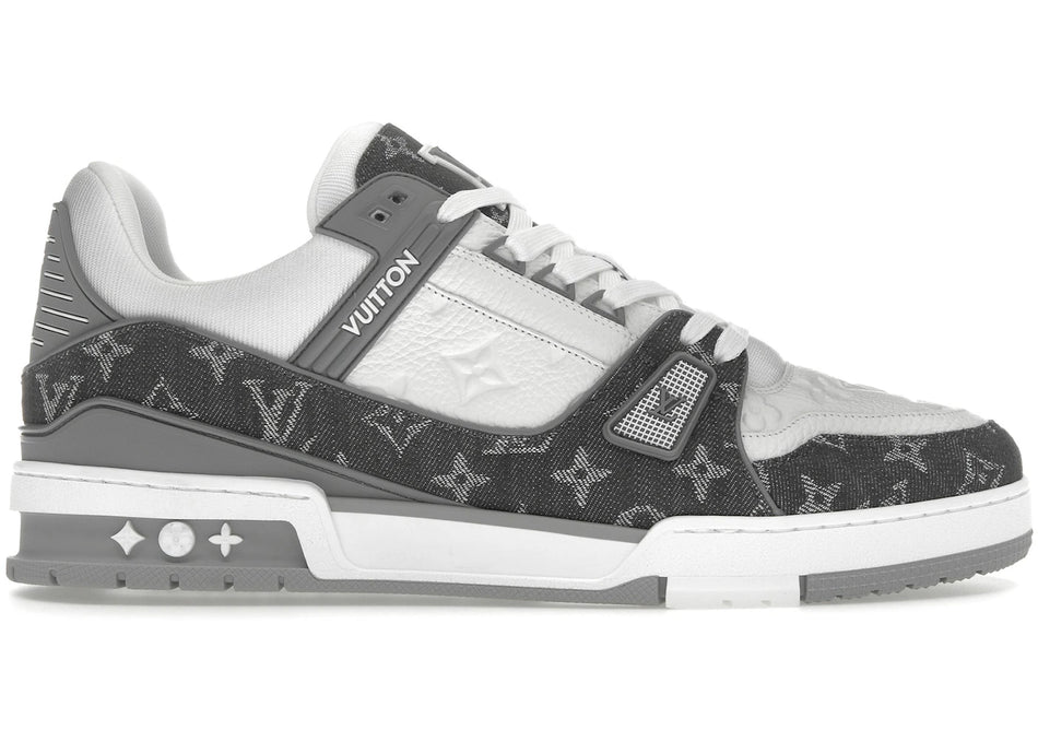 Louis Vuitton Trainer Monogram Denim Grey White