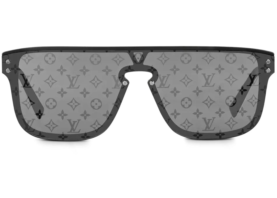 Louis Vuitton Waimea Sunglasses Black Silver Monogram (Z1082E/W)