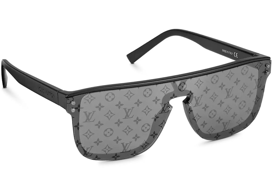 Lunettes de soleil Louis Vuitton Waimea Noir Argent Monogramme (Z1082E/W)