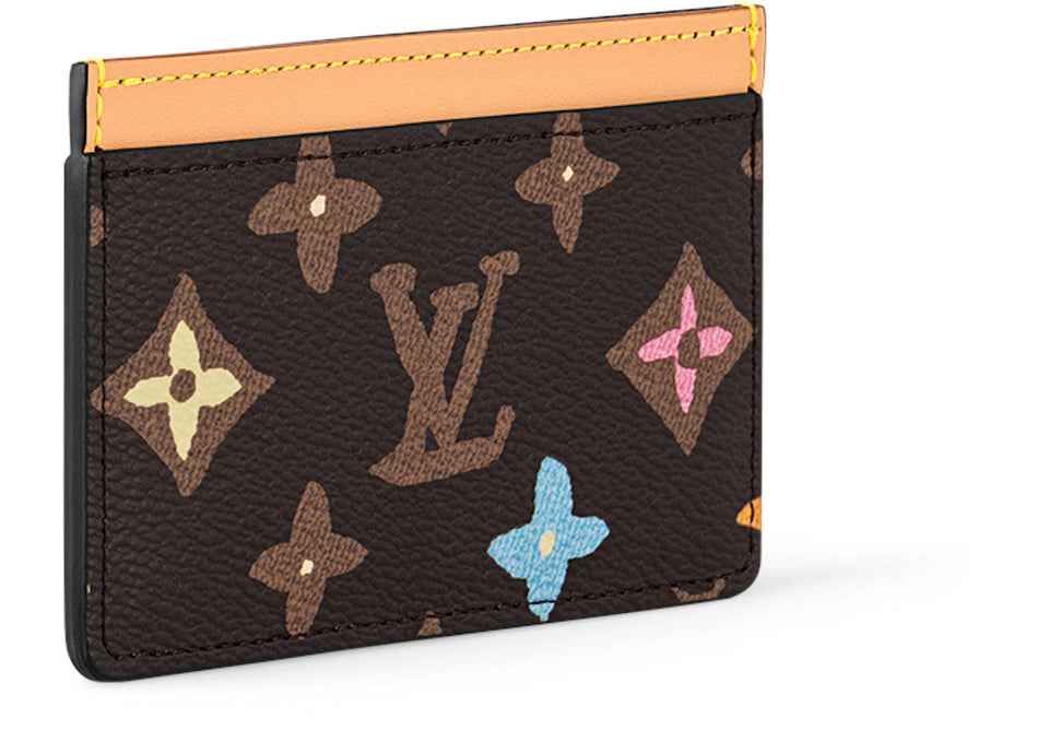 Louis Vuitton by Tyler, the Creator Card Holder Chocolate Craggy Monogram