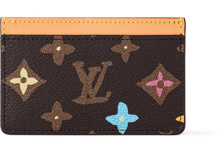 Porte-cartes Louis Vuitton par Tyler, the Creator, monogramme Craggy chocolat