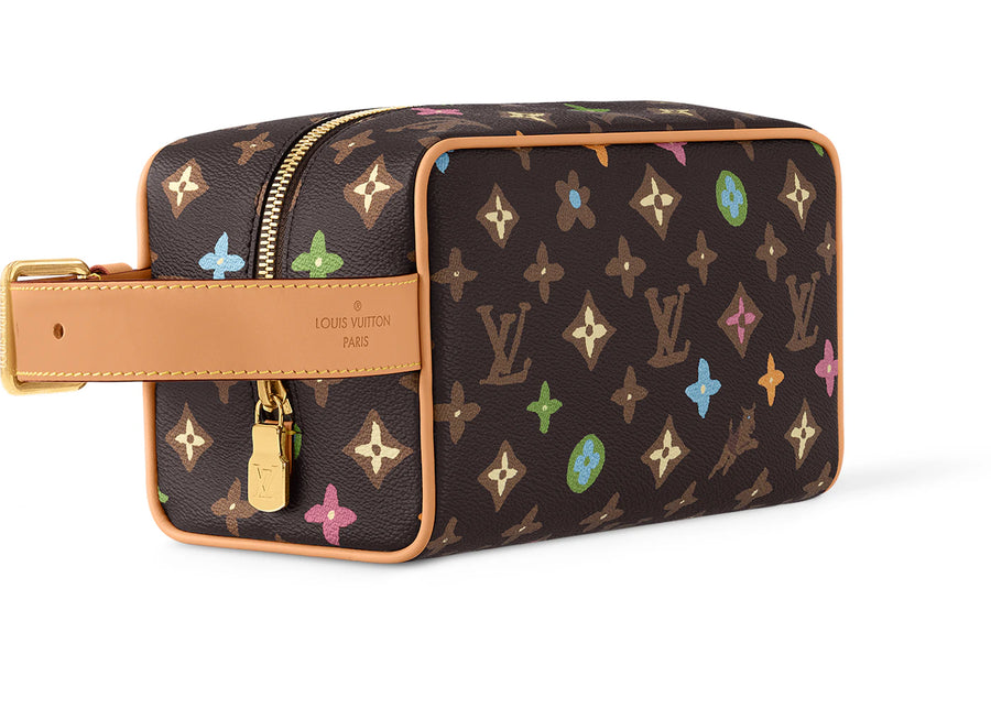 Trousse de toilette Louis Vuitton par Tyler, the Creator, modèle Locker, monogramme Craggy chocolat