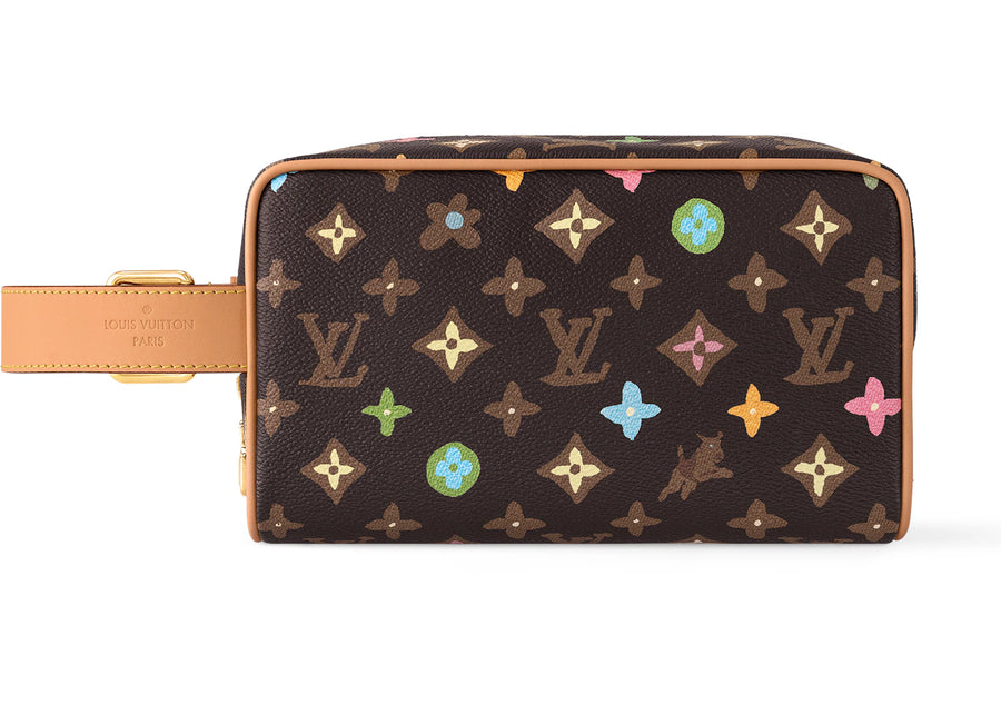 Trousse de toilette Louis Vuitton par Tyler, the Creator, modèle Locker, monogramme Craggy chocolat