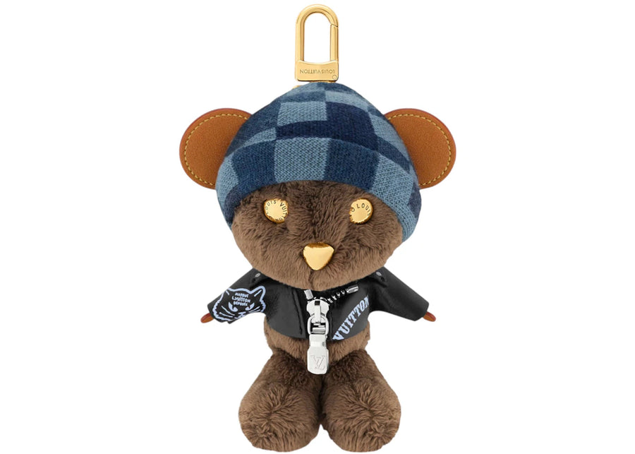 Porte-clés Louis Vuitton x Nigo LV Louis Bear Noir