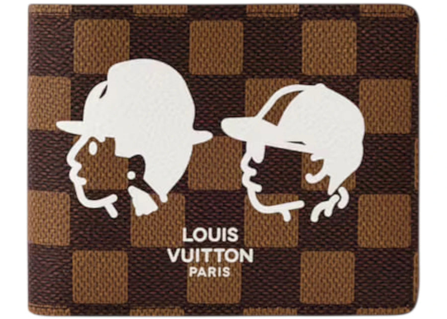 Louis Vuitton x Nigo Portefeuille Multiple Marron