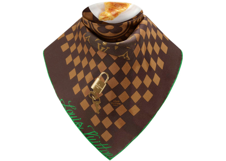 Bandana Louis Vuitton x Nigo Parisian Breakfast Multicolore