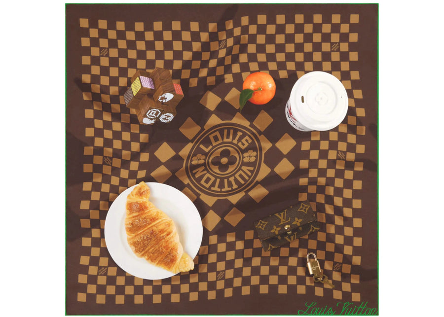 Bandana Louis Vuitton x Nigo Parisian Breakfast Multicolore