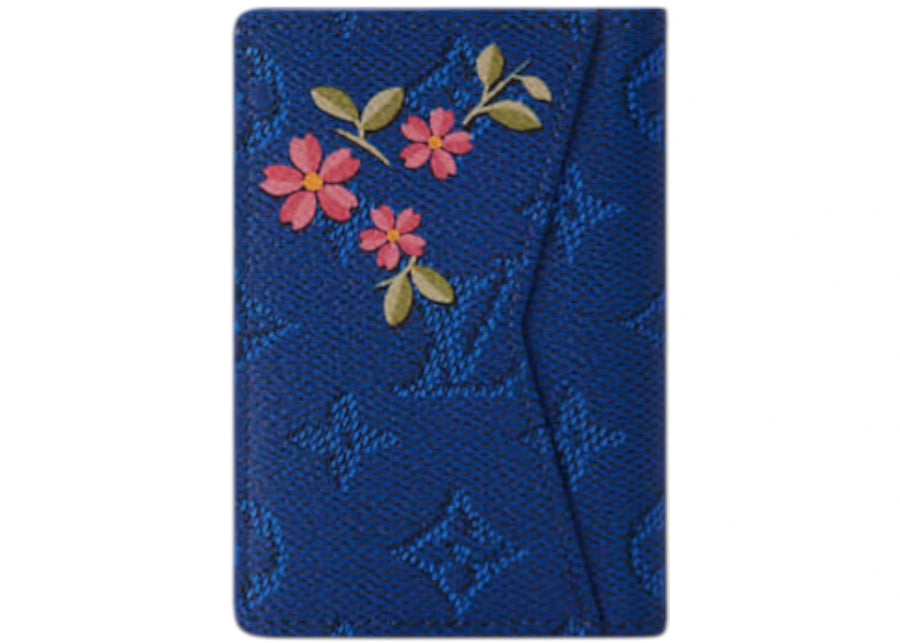 Organisateur de poche Louis Vuitton x Nigo Bleu