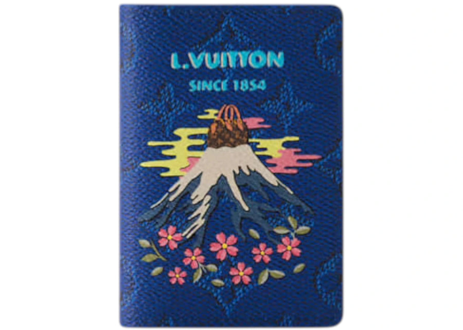 Organisateur de poche Louis Vuitton x Nigo Bleu