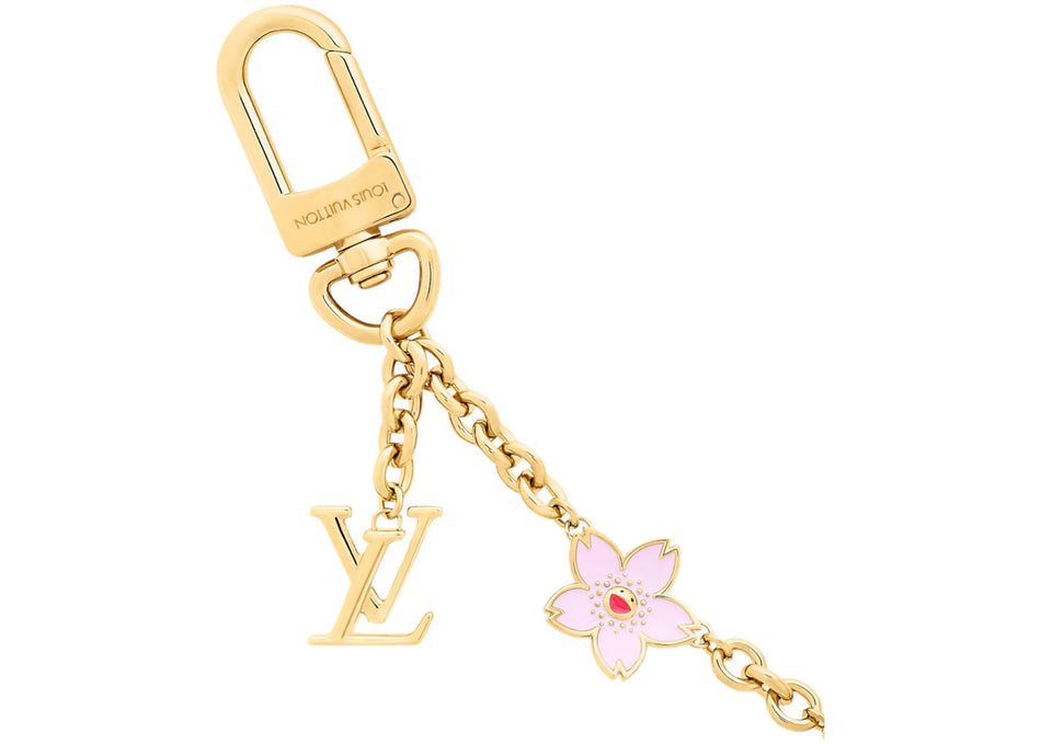 Louis Vuitton x Takashi Murakami Cherry Blossom Bag Chain Gold
