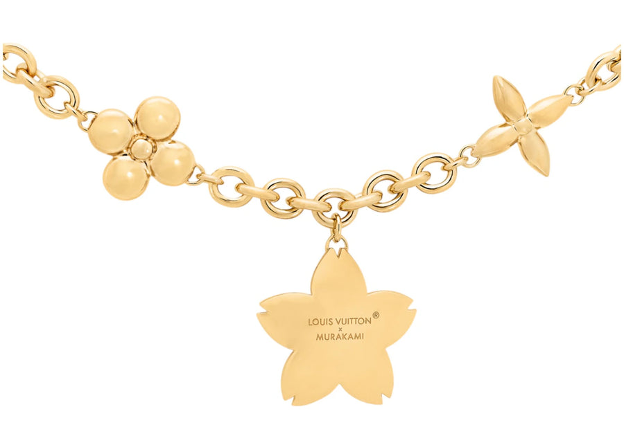Louis Vuitton x Takashi Murakami Cherry Blossom Bag Chain Gold