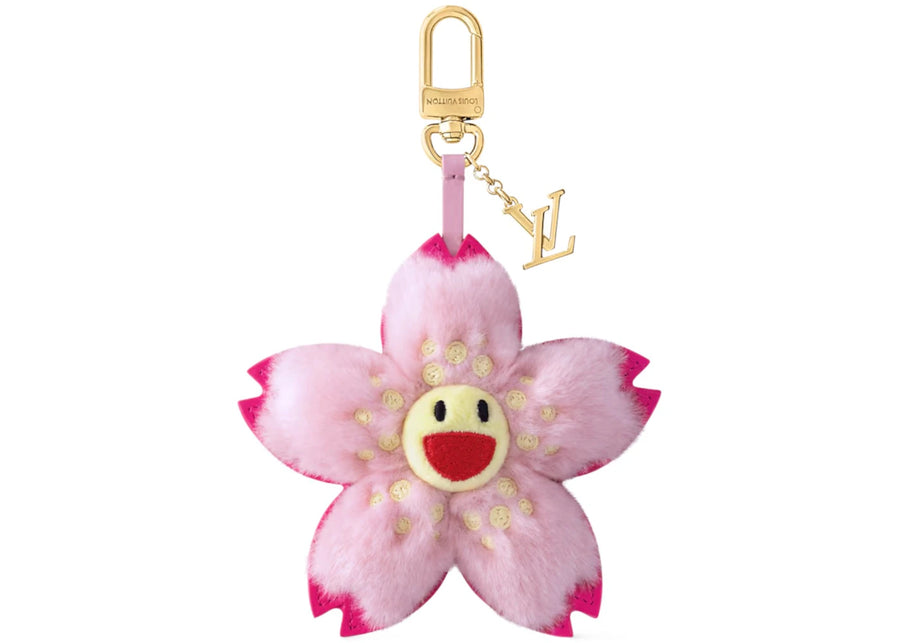 Porte-clés Louis Vuitton x Takashi Murakami Fleur de cerisier rose