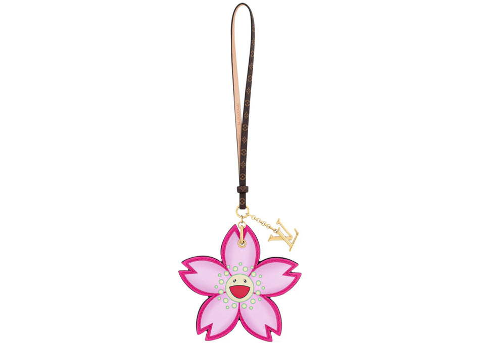 Louis Vuitton x Takashi Murakami Cherry Blossom Bag Charm Pink