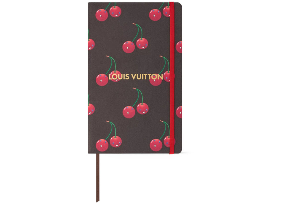Louis Vuitton x Takashi Murakami Cherry Jane Notebook MM Brown Monogram