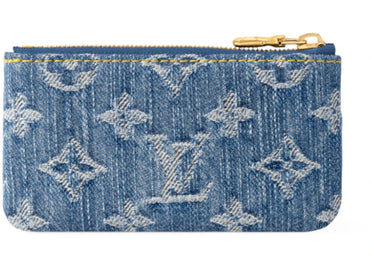 Louis Vuitton x Takashi Murakami Cherry Key Pouch Denim Monogram