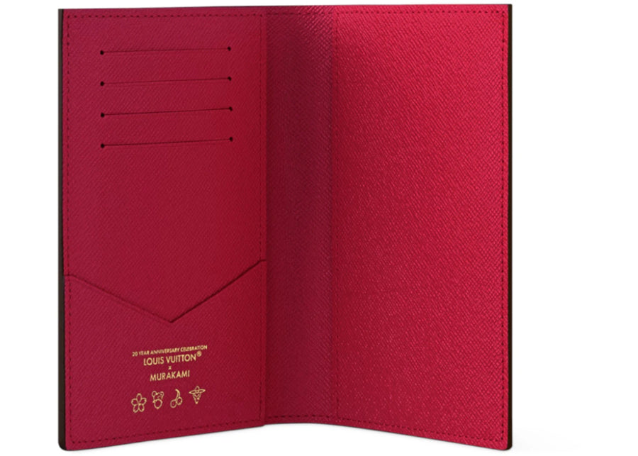 Louis Vuitton x Takashi Murakami Cherry Passport Cover Brown Monogram