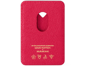 Louis Vuitton x Takashi Murakami Cherry Porte-Cartes Magnet Brown Monogram
