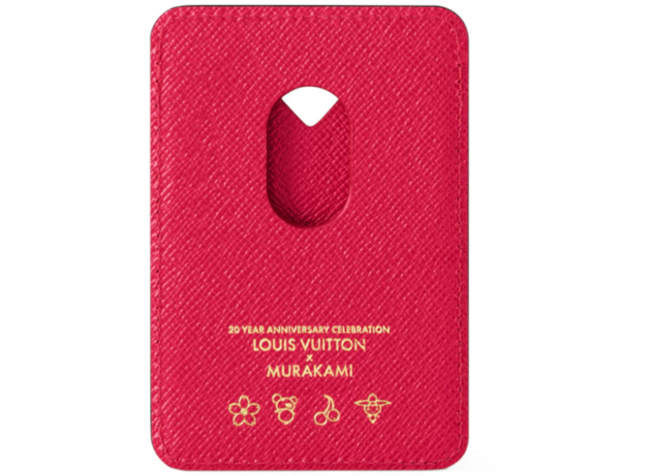 Louis Vuitton x Takashi Murakami Cherry Porte-Cartes Magnet Brown Monogram