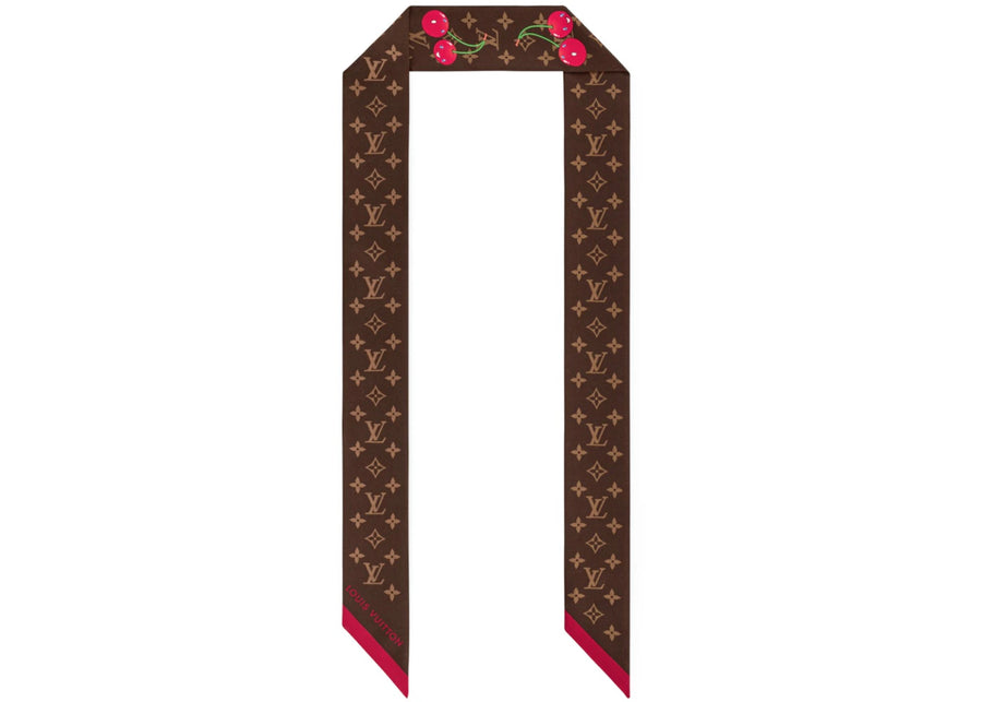 Louis Vuitton x Takashi Murakami Monogram Cherry Bandeau marron