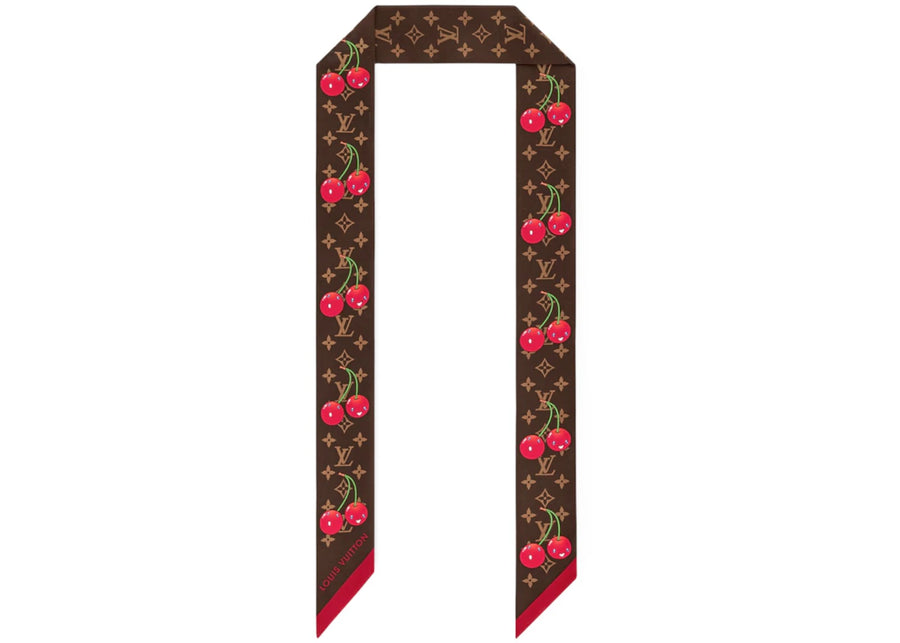 Louis Vuitton x Takashi Murakami Monogram Cherry Bandeau marron