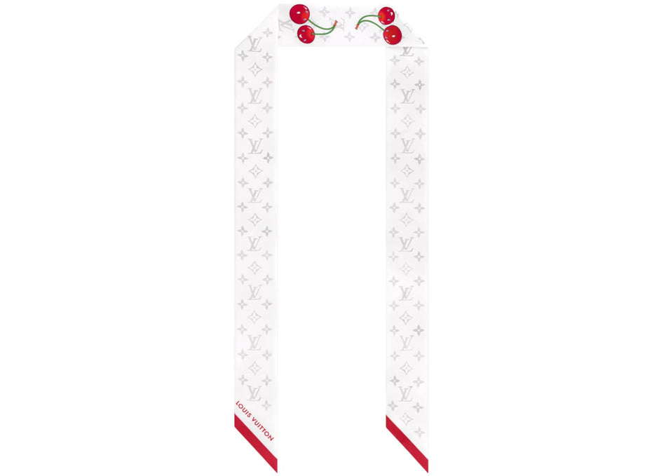 Louis Vuitton x Takashi Murakami Monogram Cherry Bandeau White