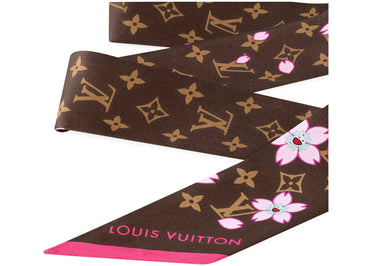 Louis Vuitton x Takashi Murakami Monogram Cherry Blossom Bandeau BB Sakura Brown