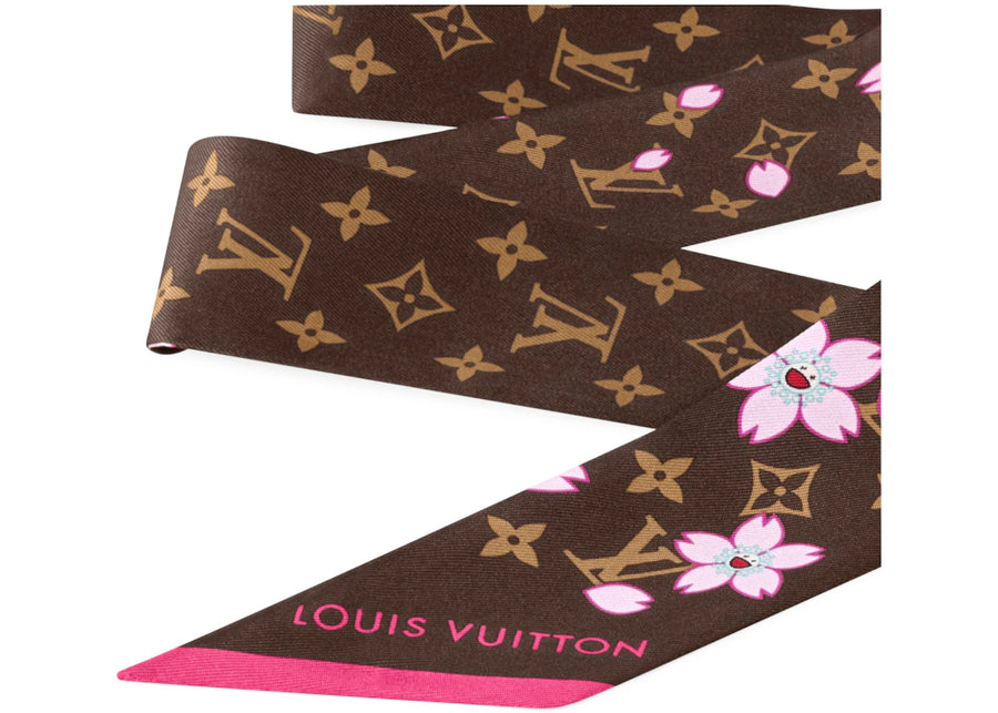 Louis Vuitton x Takashi Murakami Monogram Fleur de Cerisier Bandeau BB Brun Sakura