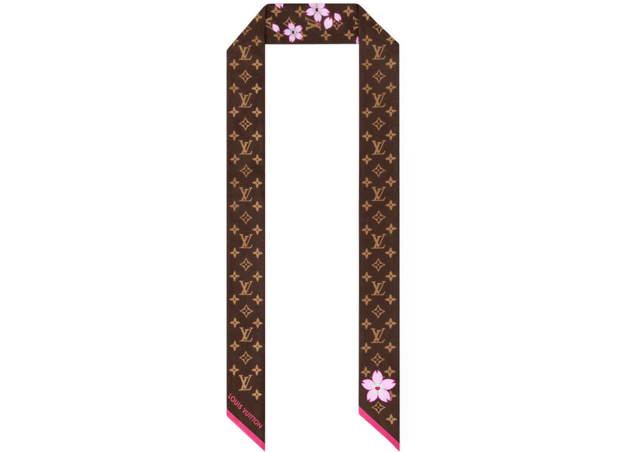 Louis Vuitton x Takashi Murakami Monogram Fleur de Cerisier Bandeau BB Brun Sakura
