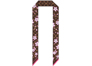 Louis Vuitton x Takashi Murakami Monogram Cherry Blossom Bandeau BB Sakura Brown