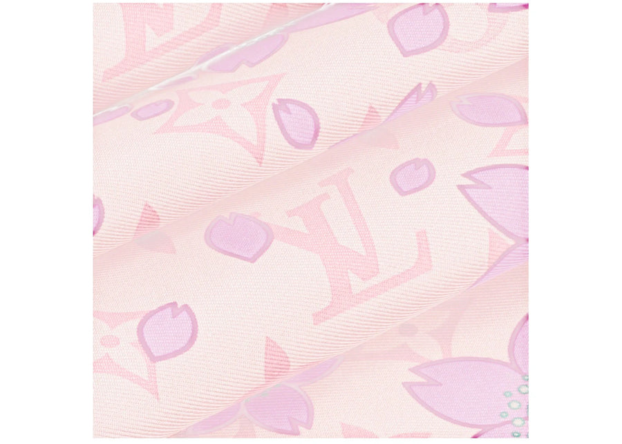 Louis Vuitton x Takashi Murakami Monogram Fleur de Cerisier Carré 70 Rose