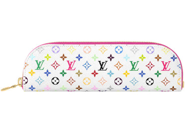 Louis Vuitton x Takashi Murakami Monogram Multicolor Charlotte Pencil Pouch White