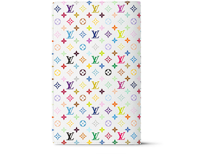 Louis Vuitton x Takashi Murakami Monogram Multicolor Emily Notebook Cover MM White Multicolored