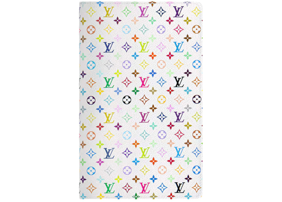 Louis Vuitton x Takashi Murakami Monogram Multicolor Emily Notebook Cover MM White Multicolored