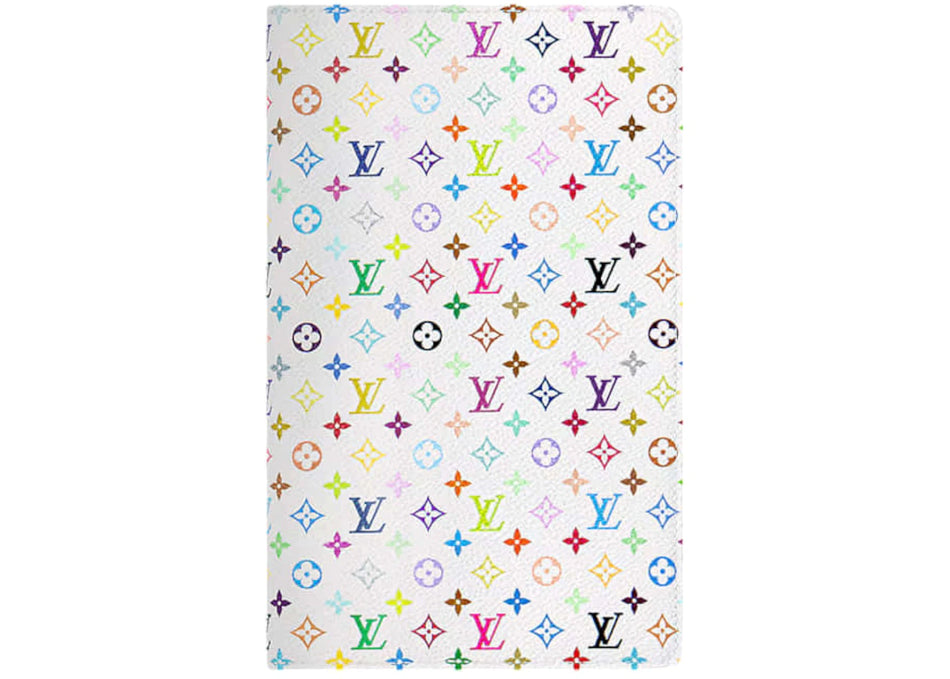 Louis Vuitton x Takashi Murakami Monogram Multicolor Emily Notebook Cover MM White Multicolored